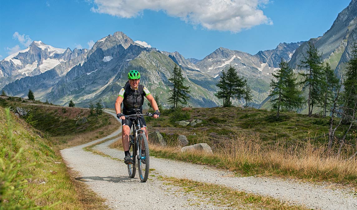 Mountain biking Zillertaler Alps