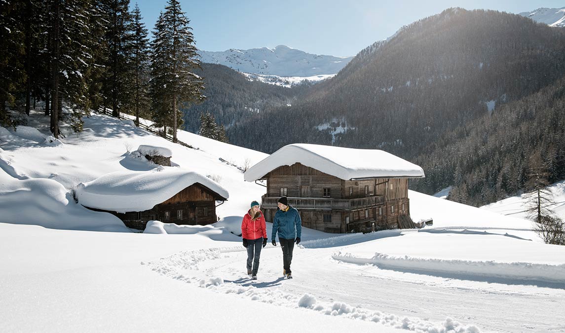 Winter hiking Ahrntal